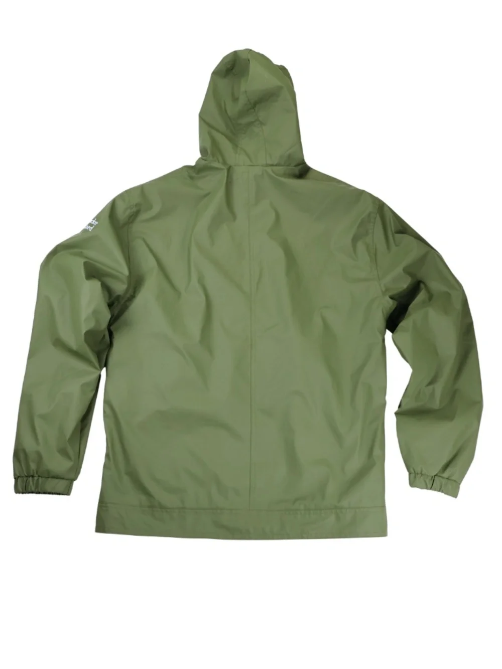 Original Weatherproof Vintage Green Hooded Rain Jacket Windbreaker Mens Medium